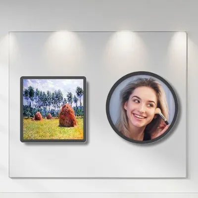 Quadratisches LCD-Display